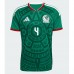 Mexiko Edson Alvarez #4 Domáci futbalový dres MS 2026 Krátky Rukáv